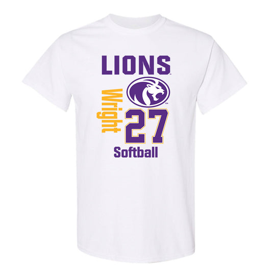 North Alabama - NCAA Softball : Claire Wright - Classic Fashion Shersey T-Shirt-0