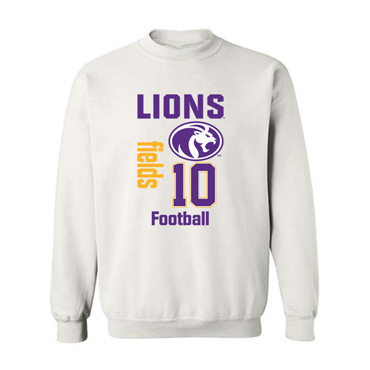 North Alabama - NCAA Football : KJ fields - Classic Fashion Shersey Crewneck Sweatshirt-0