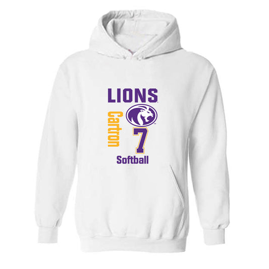 North Alabama - NCAA Softball : Mary Cartron - Classic Fashion Shersey Hooded Sweatshirt