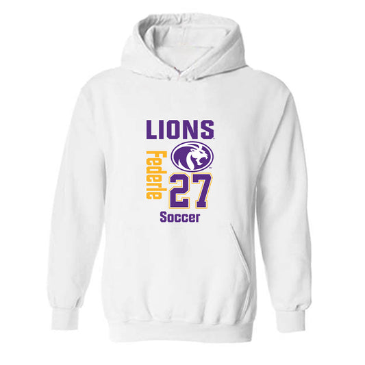 North Alabama - NCAA Women's Soccer : Carolyn Federle - Classic Fashion Shersey Hooded Sweatshirt-0