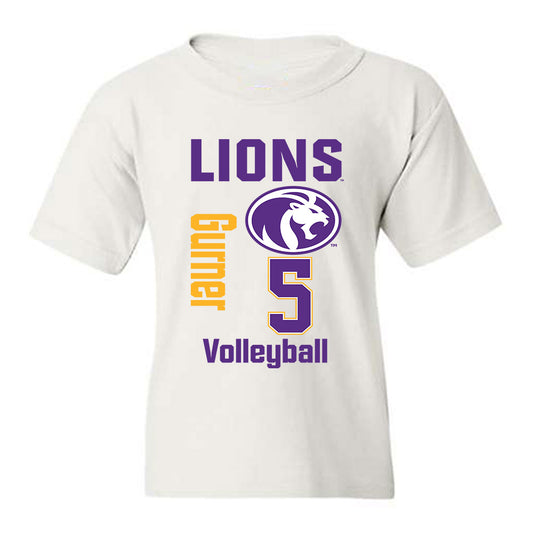 North Alabama - NCAA Women's Volleyball : Lankford Gurner - Classic Fashion Shersey Youth T-Shirt-0