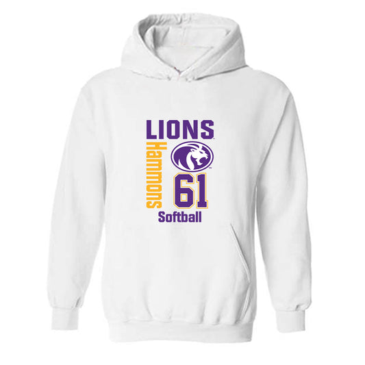 North Alabama - NCAA Softball : Gyvan Hammons - Classic Fashion Shersey Hooded Sweatshirt-0