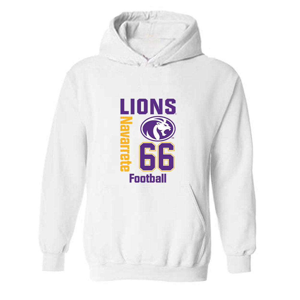 North Alabama - NCAA Football : Julian Navarrete - Classic Fashion Shersey Hooded Sweatshirt-0