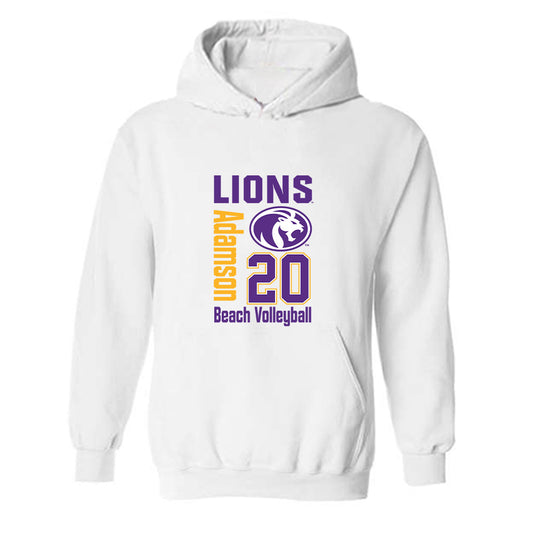 North Alabama - NCAA Beach Volleyball : Kiana Adamson - Classic Fashion Shersey Hooded Sweatshirt-0