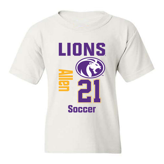 North Alabama - NCAA Women's Soccer : Maddie Allen - Classic Fashion Shersey Youth T-Shirt-0