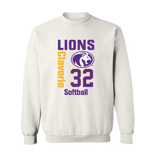 North Alabama - NCAA Softball : Aubrie Claverie - Classic Fashion Shersey Crewneck Sweatshirt-0