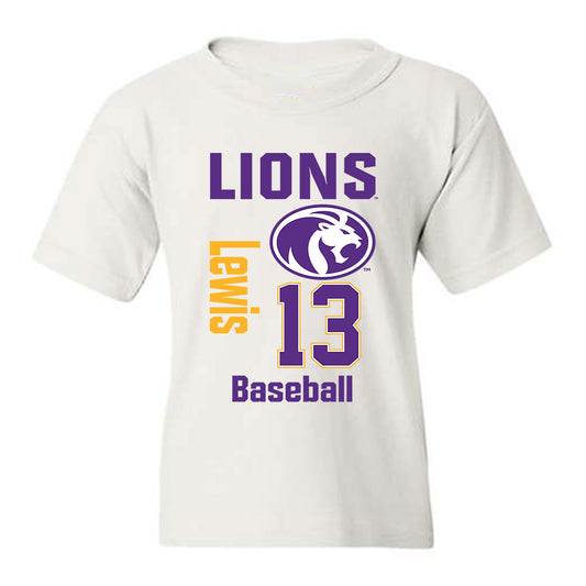 North Alabama - NCAA Baseball : Kyle Lewis - Classic Fashion Shersey Youth T-Shirt-0