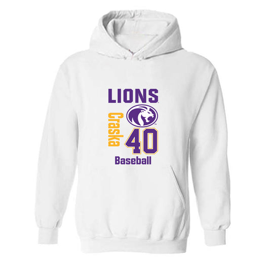 North Alabama - NCAA Baseball : Petey Craska - Classic Fashion Shersey Hooded Sweatshirt-0