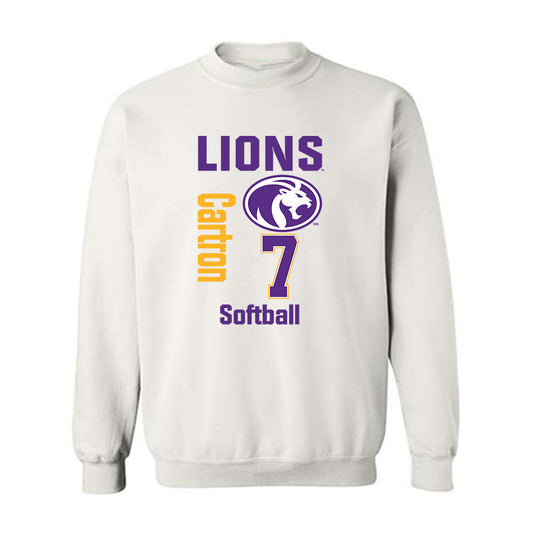 North Alabama - NCAA Softball : Caroline Cartron - Classic Fashion Shersey Crewneck Sweatshirt