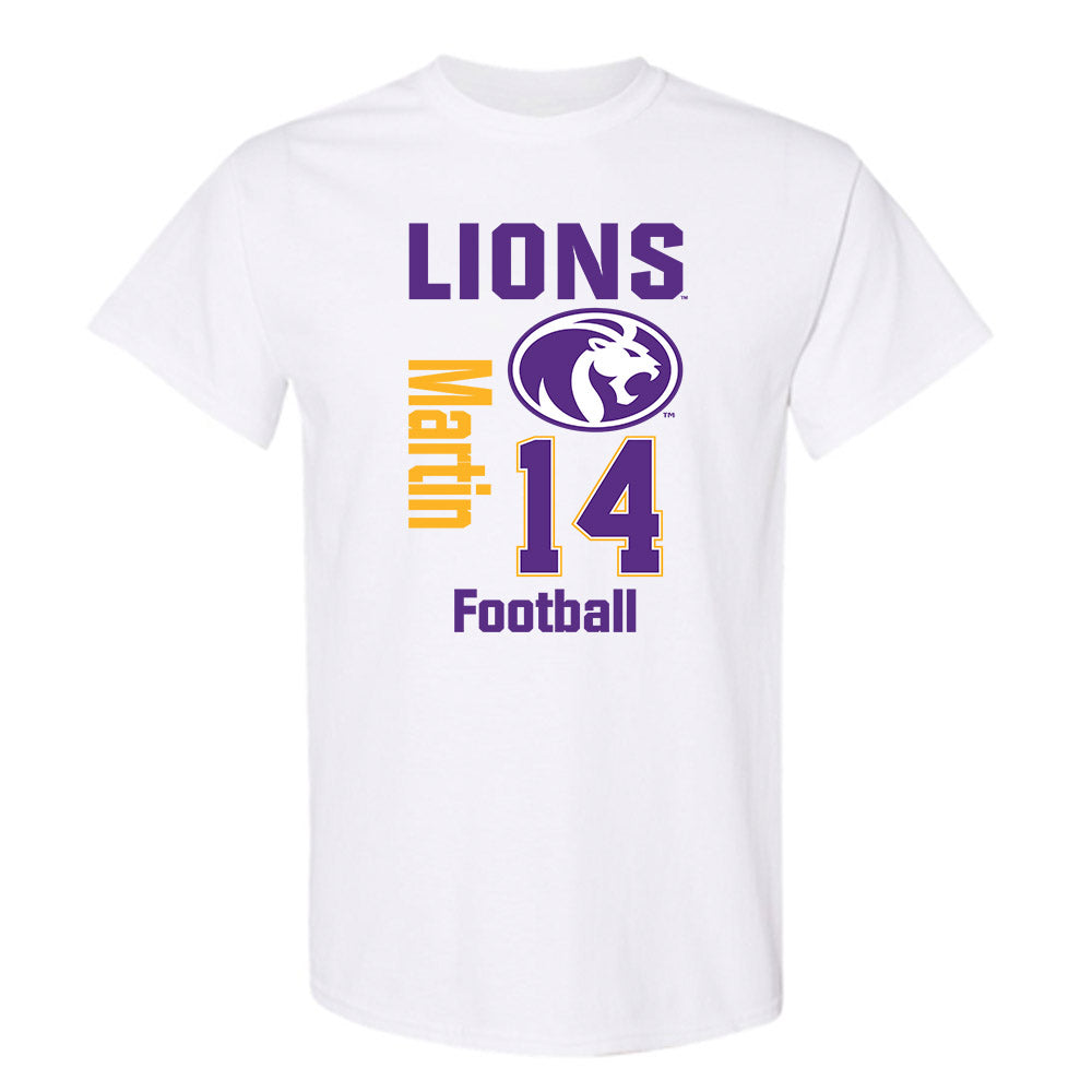 North Alabama - NCAA Football : Tae Martin - Classic Fashion Shersey T-Shirt-0