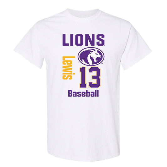 North Alabama - NCAA Baseball : Kyle Lewis - Classic Fashion Shersey T-Shirt-0