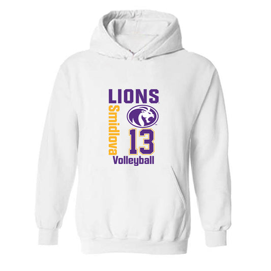 North Alabama - NCAA Women's Volleyball : Jolana Smidlova - Classic Fashion Shersey Hooded Sweatshirt-0