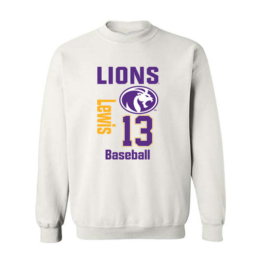 North Alabama - NCAA Baseball : Kyle Lewis - Classic Fashion Shersey Crewneck Sweatshirt-0