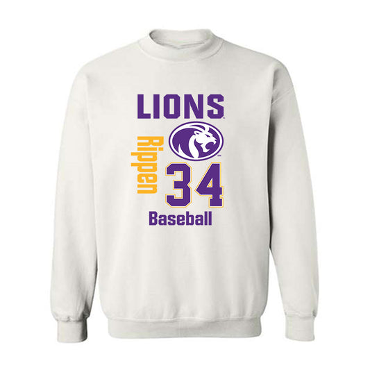 North Alabama - NCAA Baseball : Nash Rippen - Classic Fashion Shersey Crewneck Sweatshirt-0