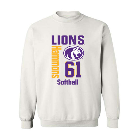 North Alabama - NCAA Softball : Gyvan Hammons - Classic Fashion Shersey Crewneck Sweatshirt-0