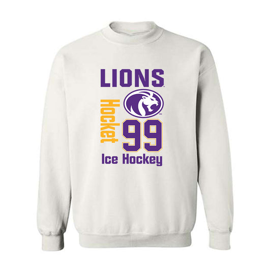 North Alabama - NCAA Men's Ice Hockey : ICE Hocket - Classic Fashion Shersey Crewneck Sweatshirt-0