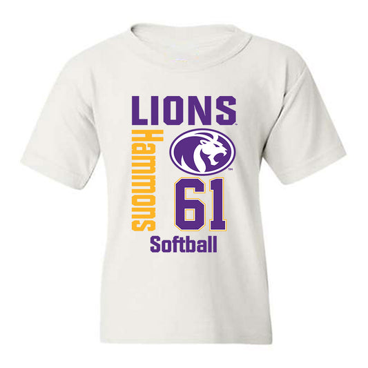 North Alabama - NCAA Softball : Gyvan Hammons - Classic Fashion Shersey Youth T-Shirt-0