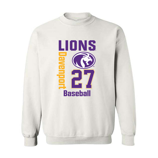 North Alabama - NCAA Baseball : Luke Davenport - Classic Fashion Shersey Crewneck Sweatshirt-0