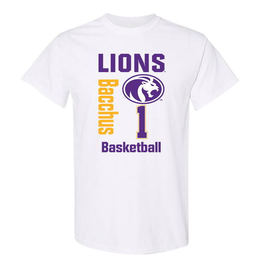 North Alabama - NCAA Men's Basketball : Donte Bacchus - Classic Fashion Shersey T-Shirt-0