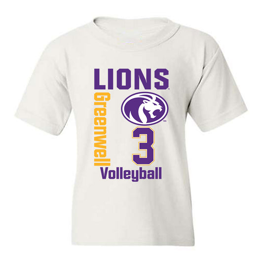North Alabama - NCAA Women's Volleyball : Ally Greenwell - Classic Fashion Shersey Youth T-Shirt-0