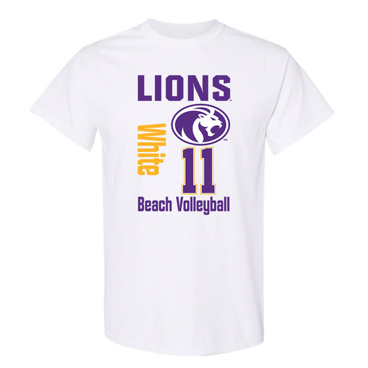 North Alabama - NCAA Beach Volleyball : Emma White - Classic Fashion Shersey T-Shirt-0