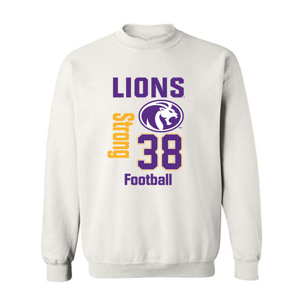 North Alabama - NCAA Football : Nic Strong - Classic Fashion Shersey Crewneck Sweatshirt-0