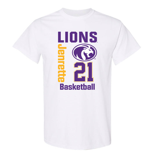 North Alabama - NCAA Men's Basketball : Israel Jenrette - Classic Fashion Shersey T-Shirt-0
