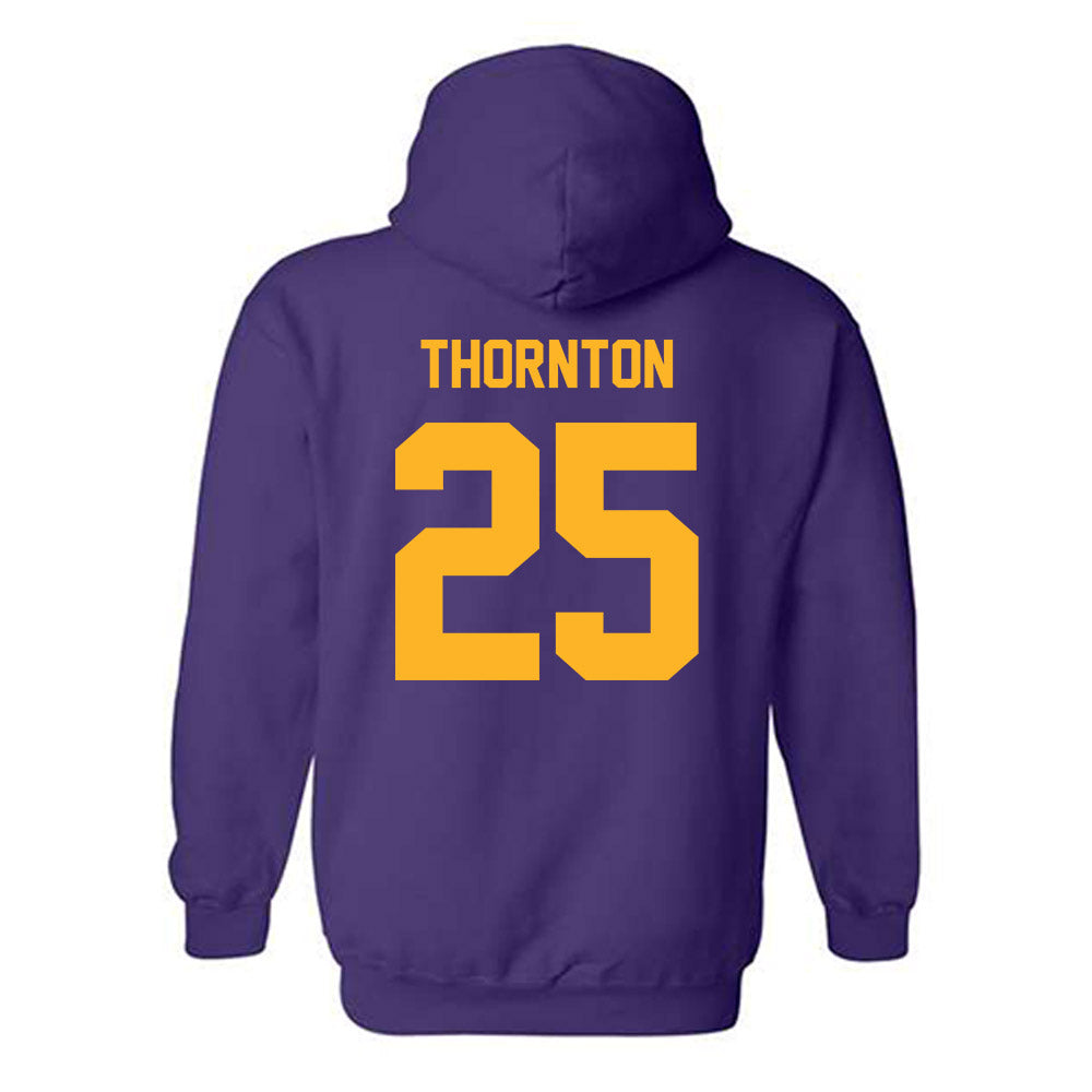 North Alabama - NCAA Football : Logan Thornton - Classic Shersey Hooded Sweatshirt-1