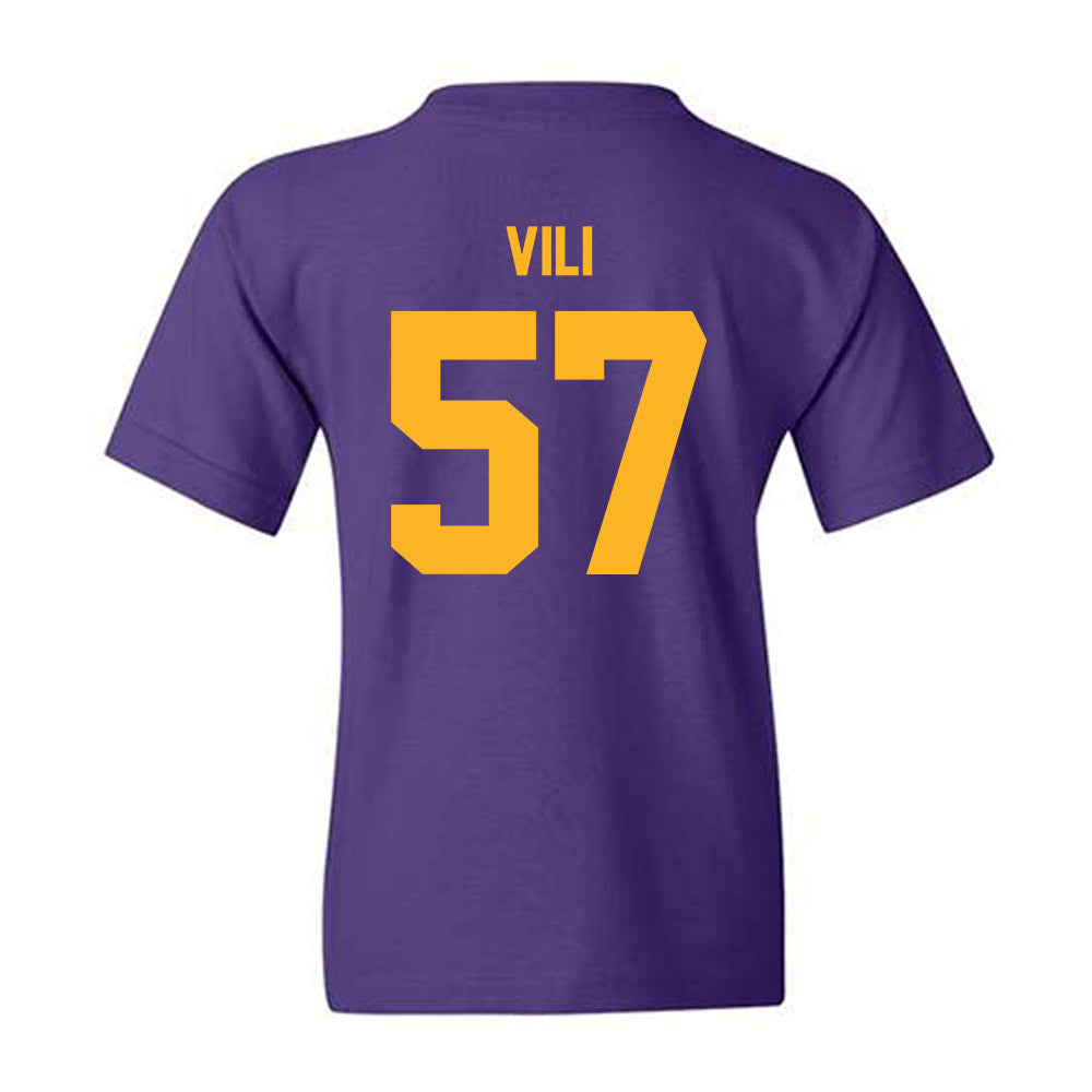 North Alabama - NCAA Football : Fred Vili - Classic Shersey Youth T-Shirt-1