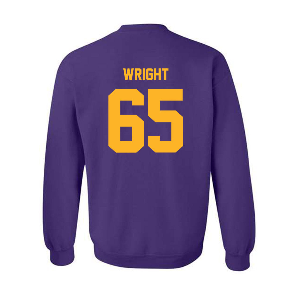 North Alabama - NCAA Football : Collin Wright - Classic Shersey Crewneck Sweatshirt-1