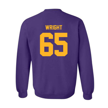 North Alabama - NCAA Football : Collin Wright - Classic Shersey Crewneck Sweatshirt-1