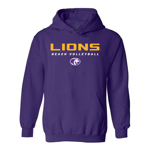 North Alabama - NCAA Beach Volleyball : Gaby Harnden - Classic Shersey Hooded Sweatshirt-0