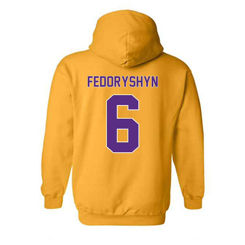 North Alabama - NCAA Men's Tennis : Nazar Fedoryshyn - Classic Shersey Hooded Sweatshirt-1