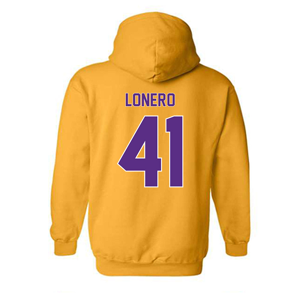 North Alabama - NCAA Baseball : Gio LoNero - Classic Shersey Hooded Sweatshirt-1