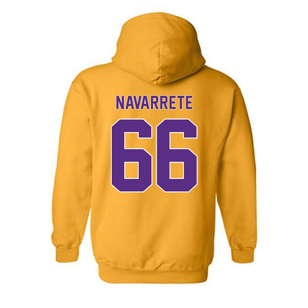 North Alabama - NCAA Football : Julian Navarrete - Classic Shersey Hooded Sweatshirt-1