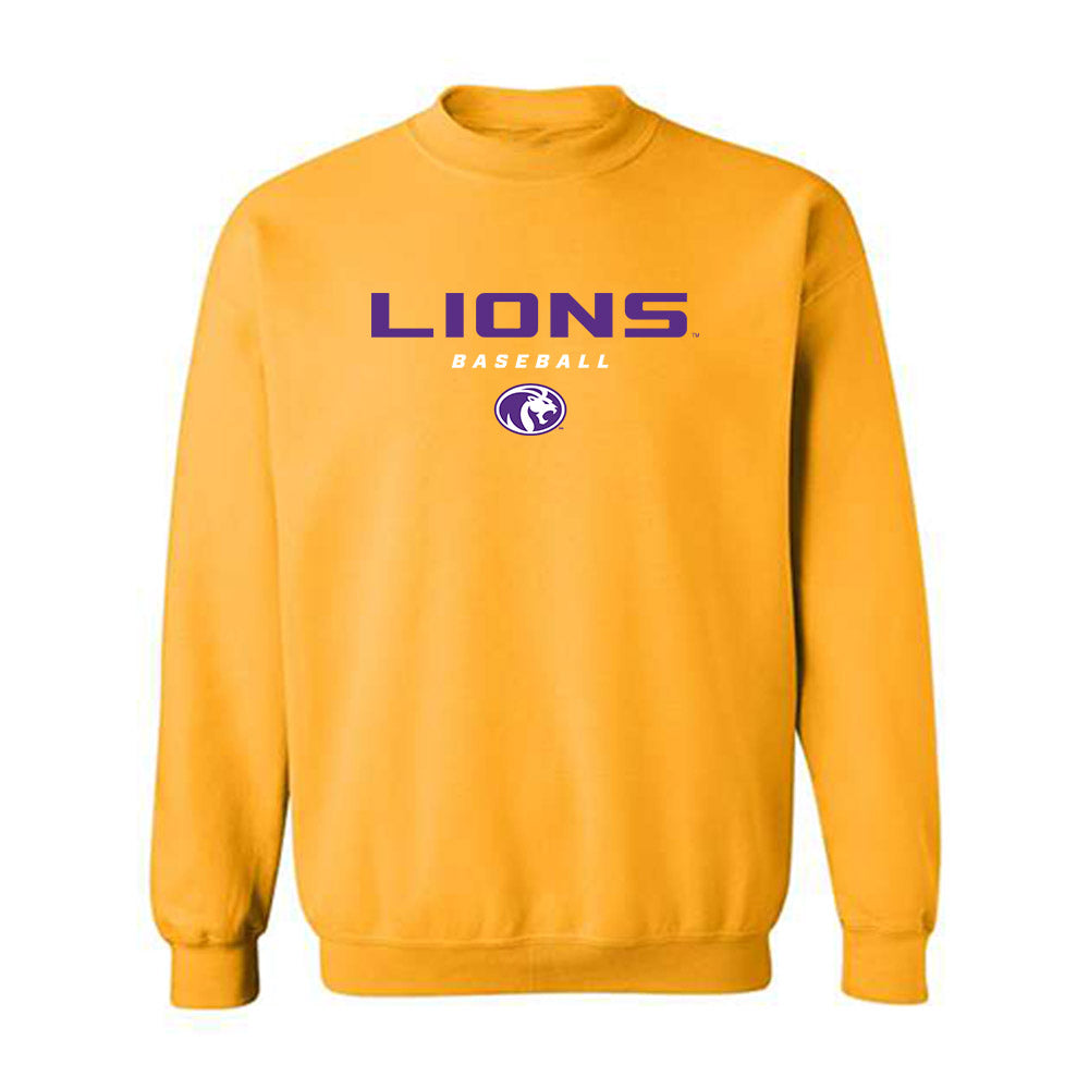 North Alabama - NCAA Baseball : Ethan Moore - Classic Shersey Crewneck Sweatshirt-0