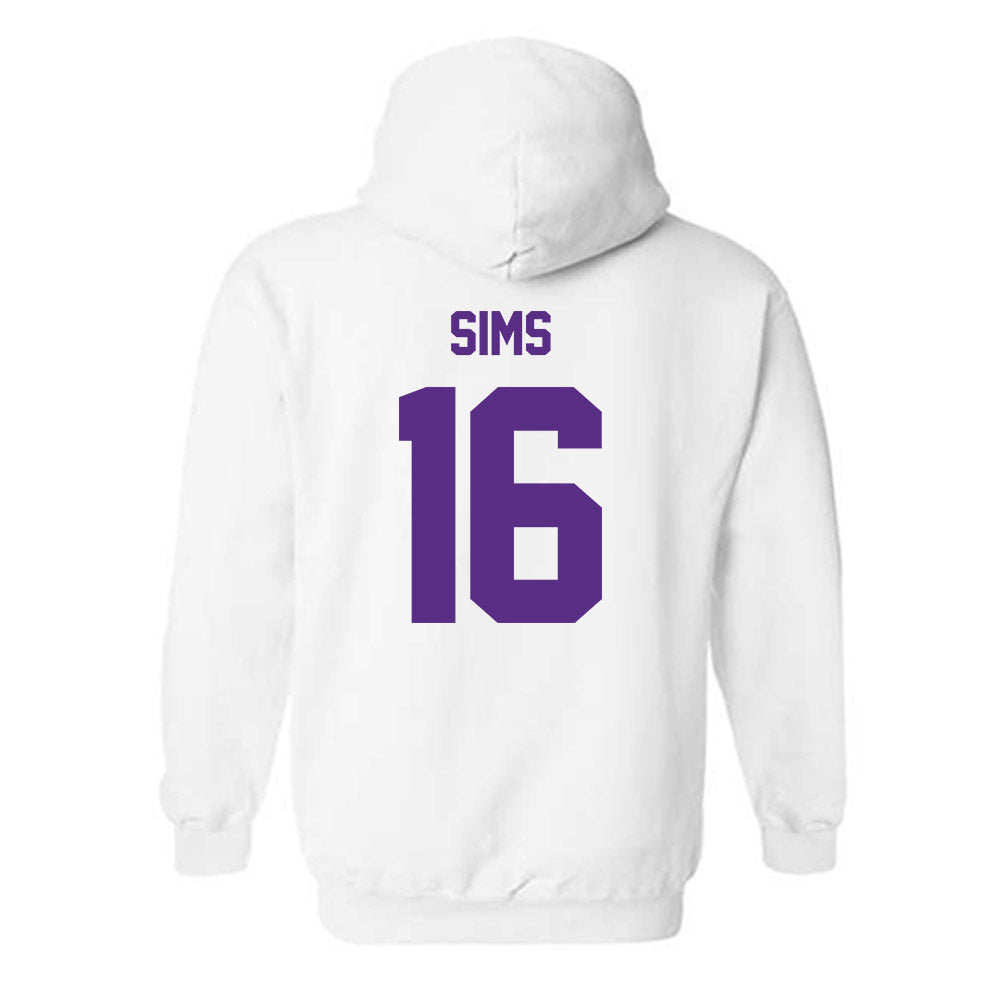 North Alabama - NCAA Football : Raelon Sims - Classic Shersey Hooded Sweatshirt-1