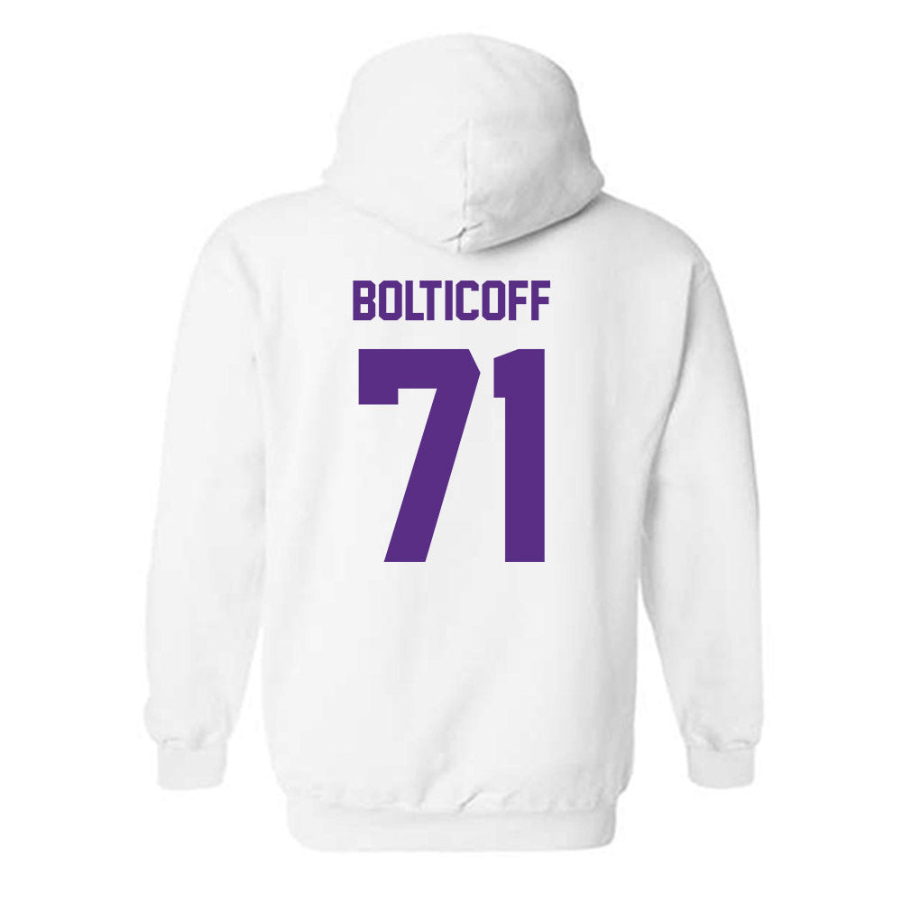 North Alabama - NCAA Football : Noah Bolticoff - Classic Shersey Hooded Sweatshirt-1