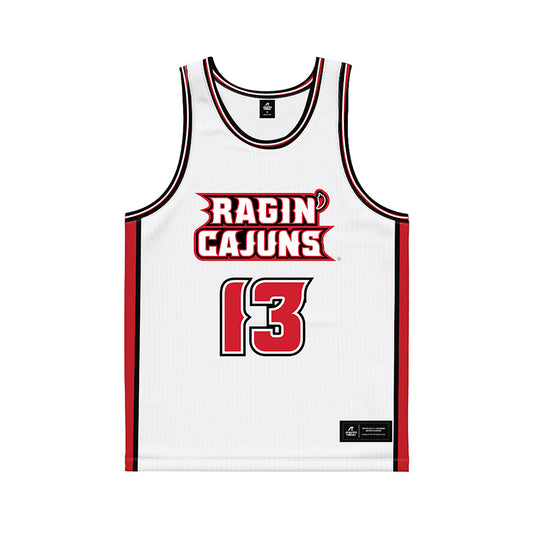 Louisiana - NCAA Women's Basketball : Bianca Silva - White Basketball Jersey-0