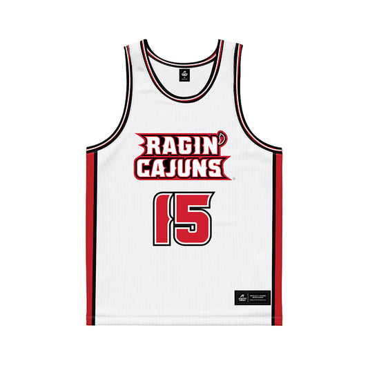 Louisiana - NCAA Women's Basketball : Imani Daniel - White Basketball Jersey-0