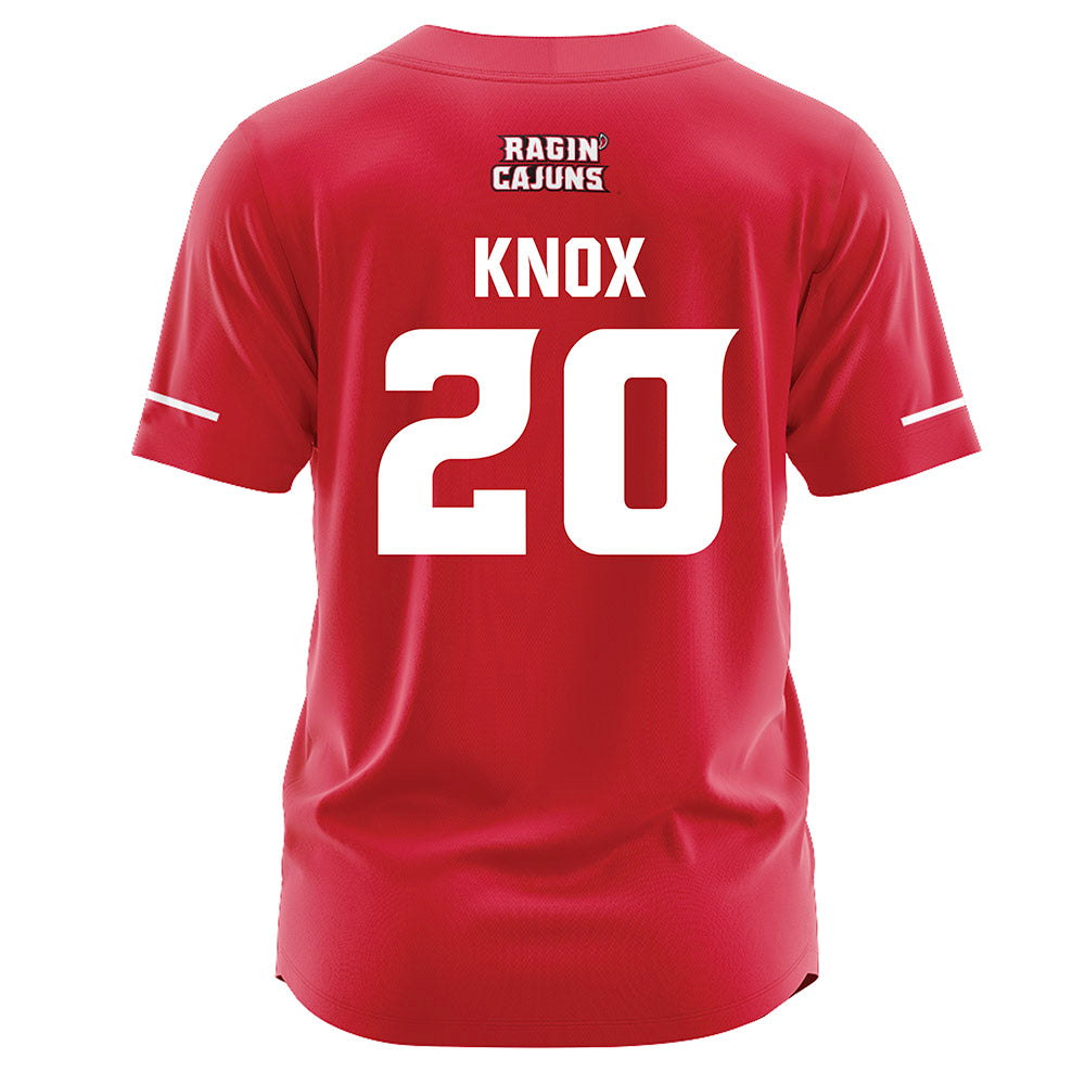 Louisiana - NCAA Softball : Lily Knox - Red Jersey-1