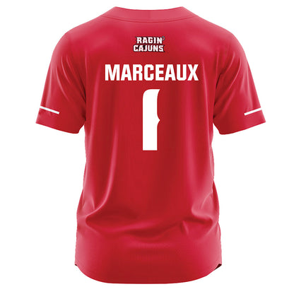 Louisiana - NCAA Softball : Kennedy Marceaux - Red Jersey-1