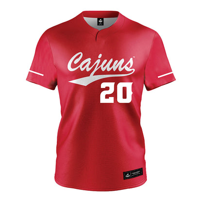 Louisiana - NCAA Softball : Lily Knox - Red Jersey-0