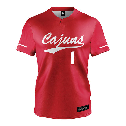 Louisiana - NCAA Softball : Kennedy Marceaux - Red Jersey-0