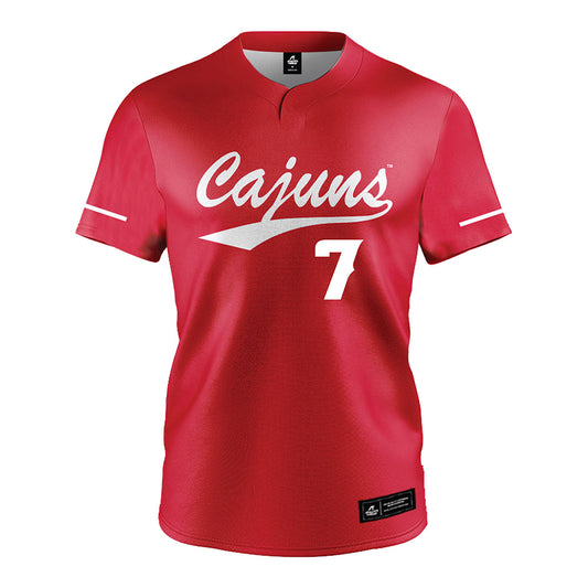 Louisiana - NCAA Softball : Dayzja Williams - Red Jersey-0