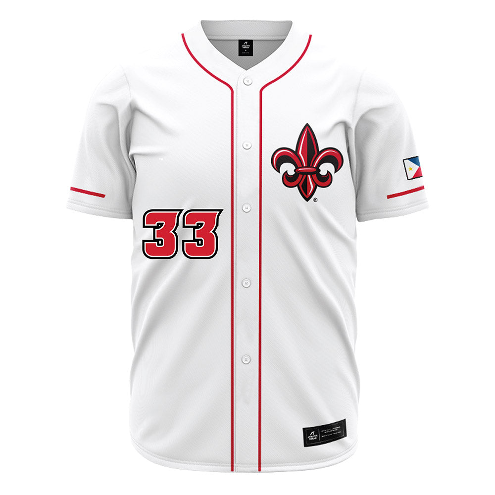 Louisiana - NCAA Baseball : Bryce Wilson - White Jersey-0