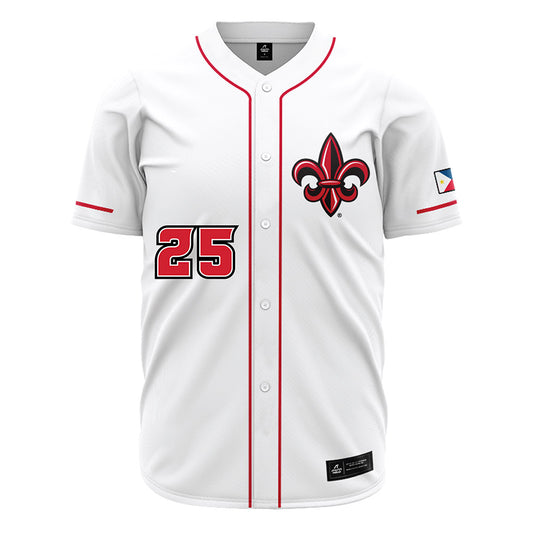 Louisiana - NCAA Baseball : Jayce LaCava - White Jersey-0