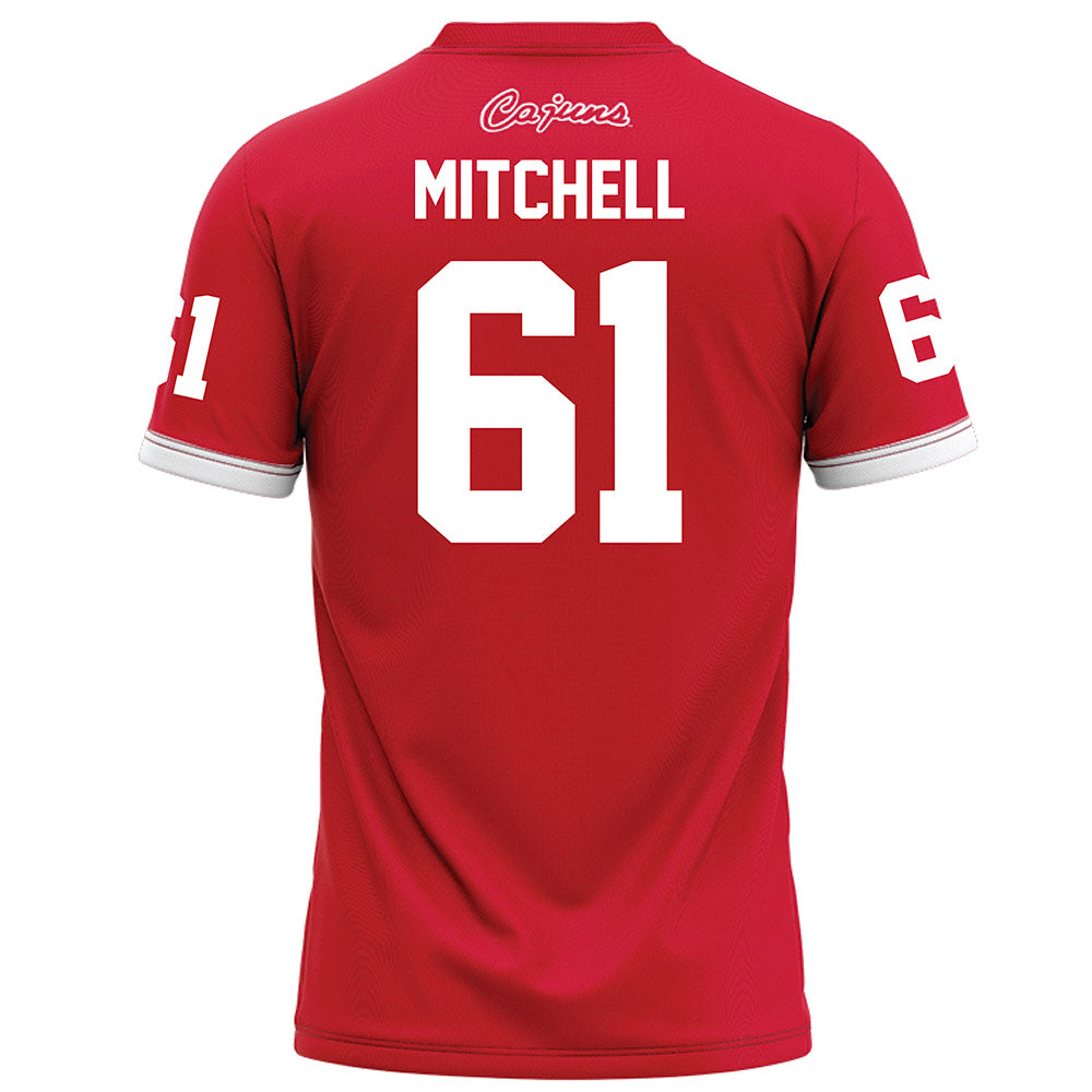 Louisiana - NCAA Football : Jayce Mitchell - Red Football Jersey-1