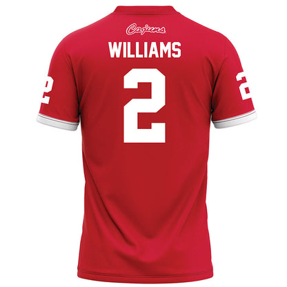 Louisiana - NCAA Football : Ashley Williams - Red Football Jersey-1