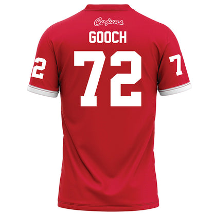 Louisiana - NCAA Football : J'Marion Gooch - Red Football Jersey-1